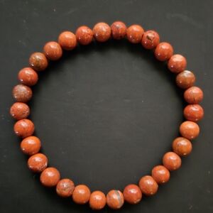 Elegant Red Beaded Bracelet